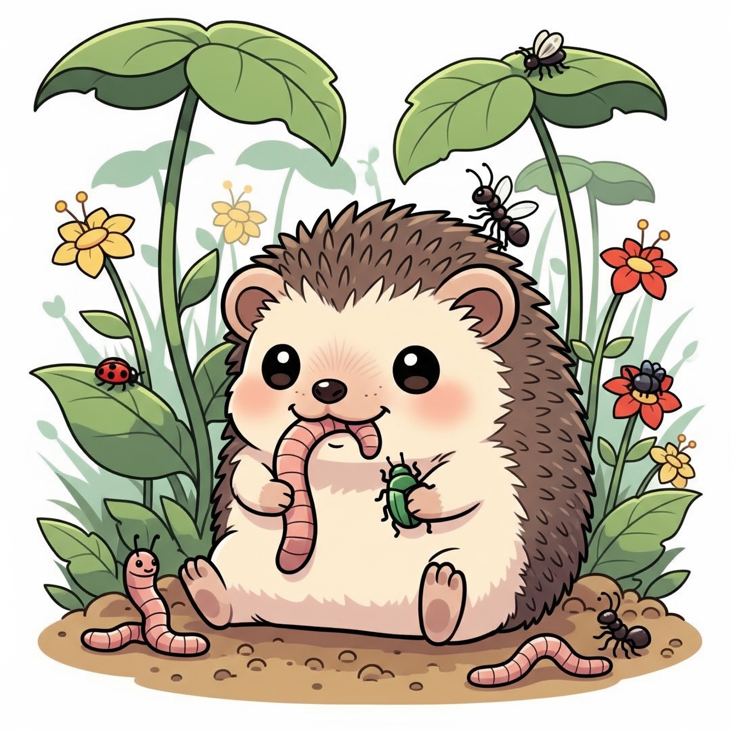 ハリネズミ　ごはん