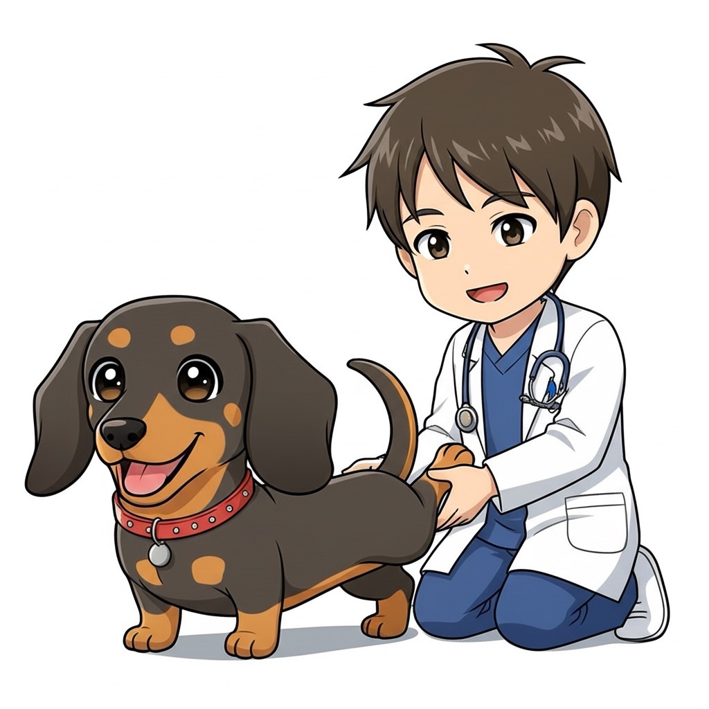 犬のストレッチ